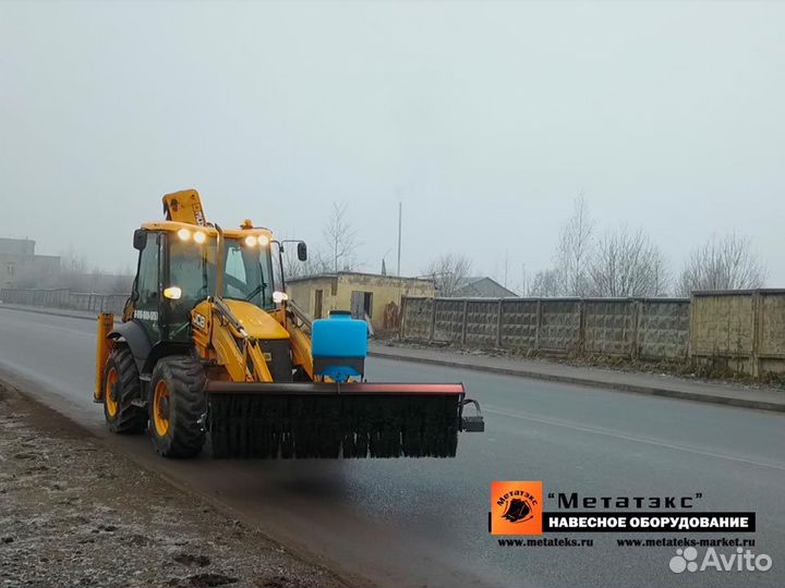 Щетка дорожная для экскаватора-погрузчика