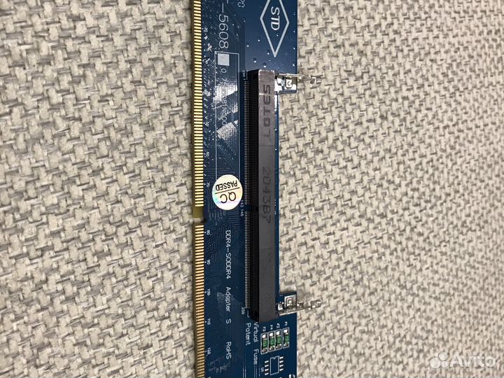 Переходник для sodimm на ddr4