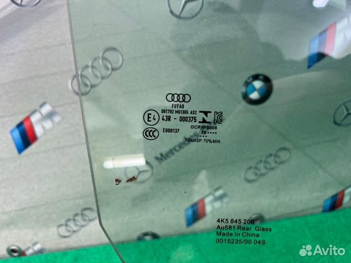 Стекло двери заднее правое Audi A6 C8 dlha 2021
