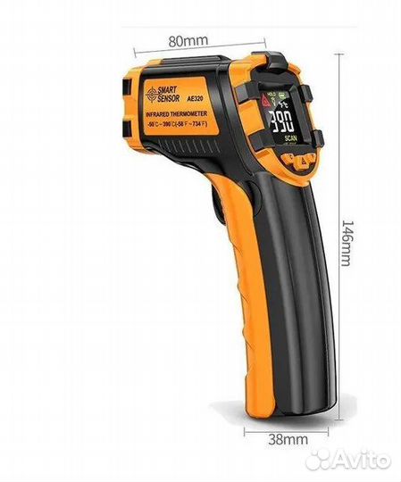 Бесконтактный электронный пирометр SmartSensor