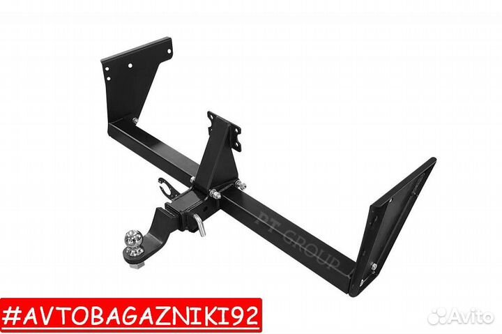 Фаркоп (тсу) под квадрат для УАЗ Пикап и Профи
