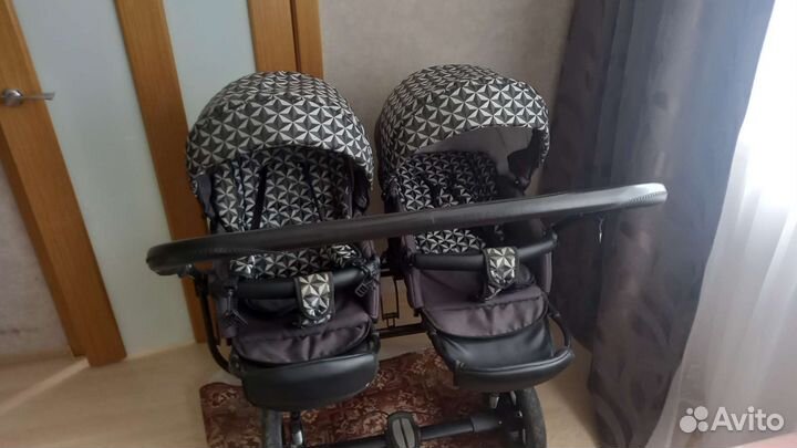 Коляска для двойни indigo Charlotte