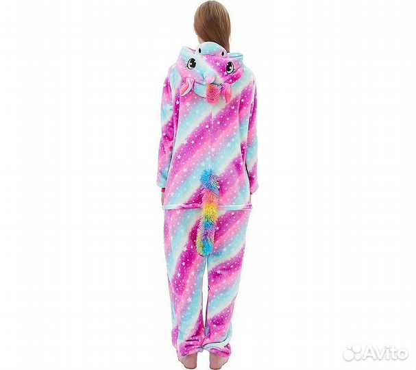 Кигуруми Funfur Единорог Звездный Свет Фиолетовый