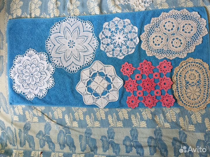 Винтаж салфетки вязаные ручная работа