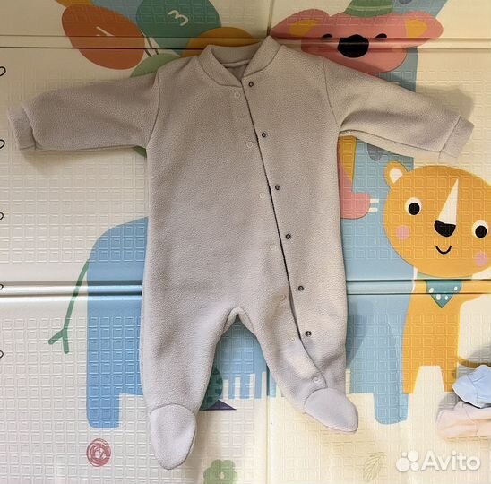 Флисовый комбинезон для новорожденных