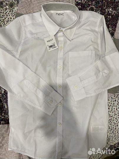 Next рубашка 140 школа