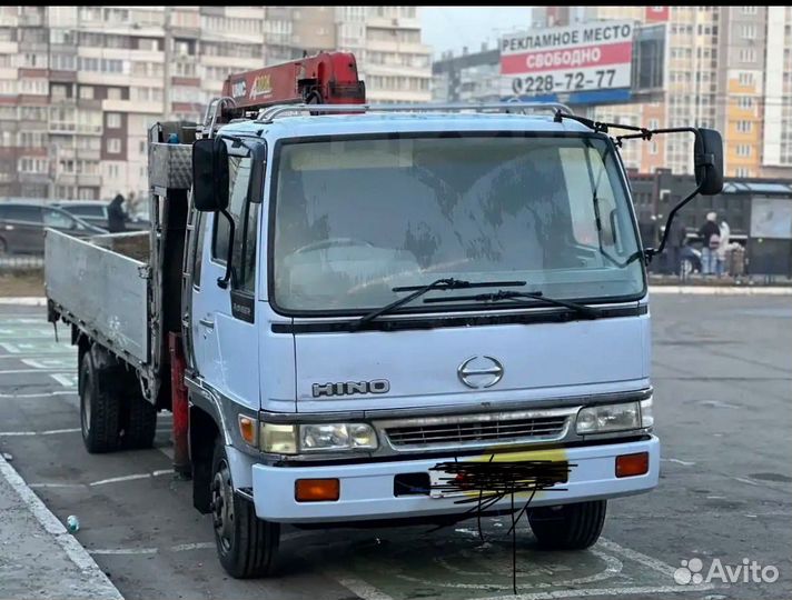 Аренда и услуги манипулятора, стрела 8 м, борт 5 т, 5 м