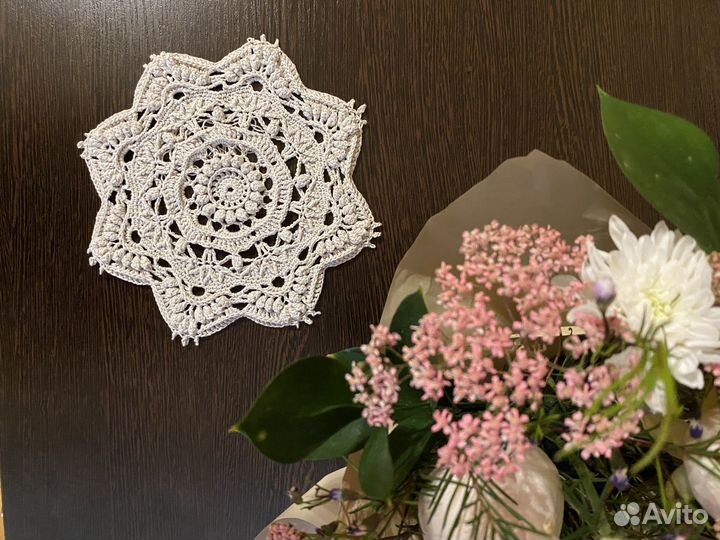 Вязанные салфетки