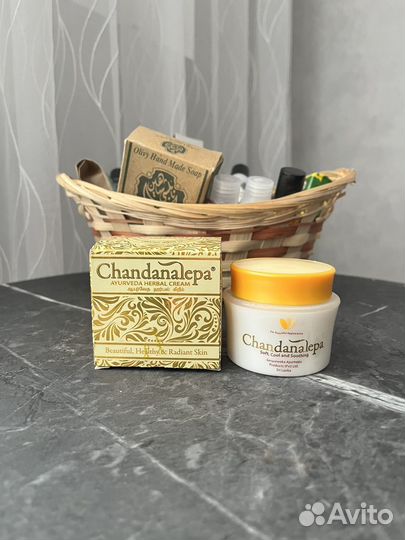 Травяной крем для лица Chandanalepa