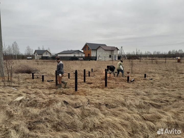 Винтовые сваи под ключ Фундамент на винтовых сваях