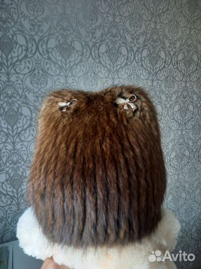 Шапка зимняя меховая женская
