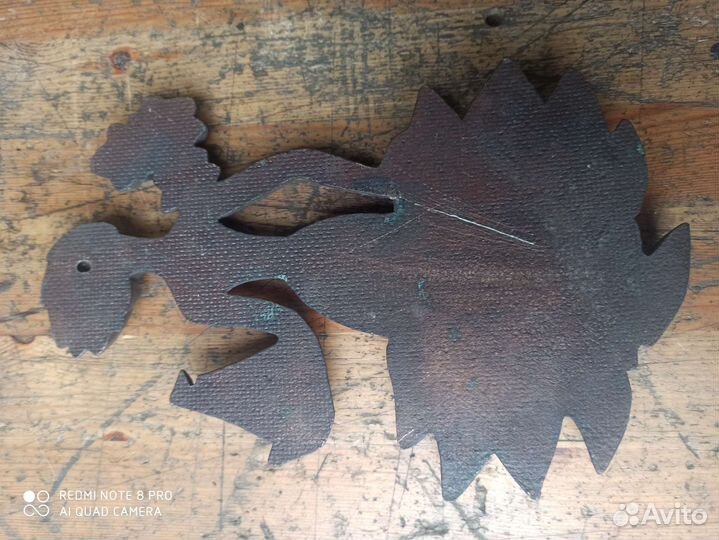 Бронзовая статуэтка девушка старинная