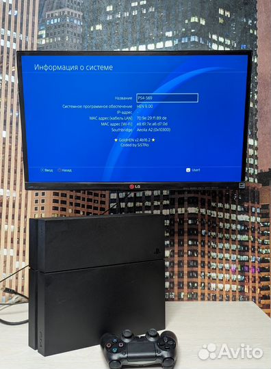 PS4 Fat 9.00 Gold hen прошитые