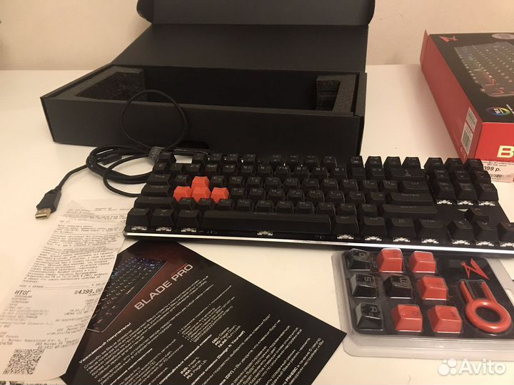 Игровая клавиатура zet gaming blade pro kailh RED