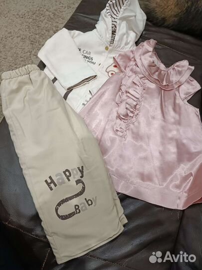 Огромное количество вещей на девочку от 3-18 мес