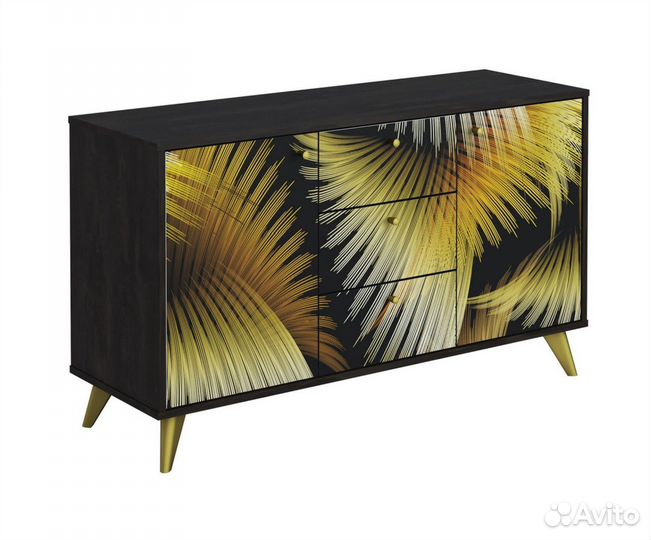 Фьюжн Комод км-003 Камень угольный golden forest