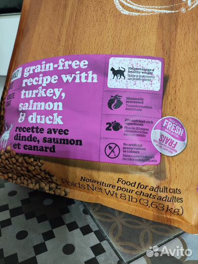 Сухой корм now fresh для взрослых кошек