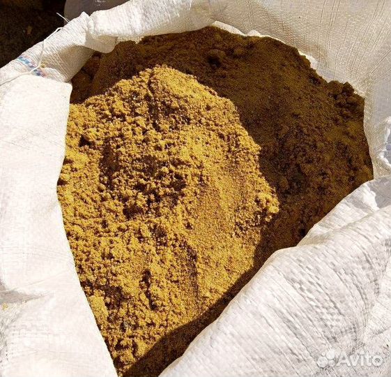 Песок в мешках для стяжки