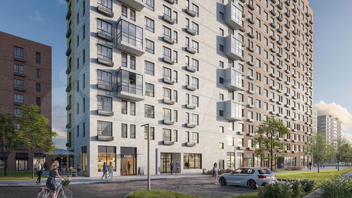 2-к. квартира, 46,9 м², 4/12 эт.