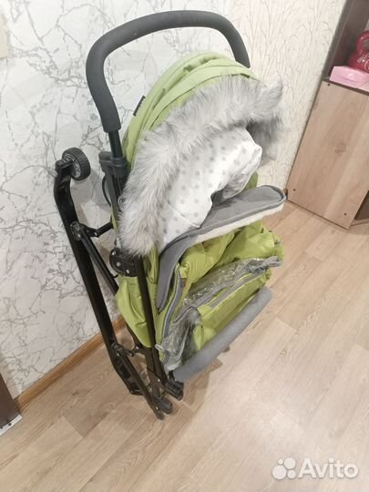 Детские санки коляска ника 7-5sk