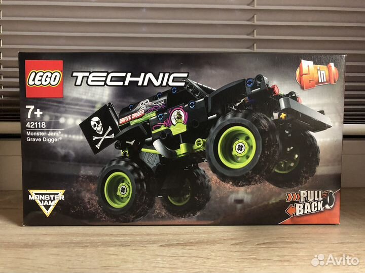 Lego technic 42118 Monster Jam 2 в 1 Новый