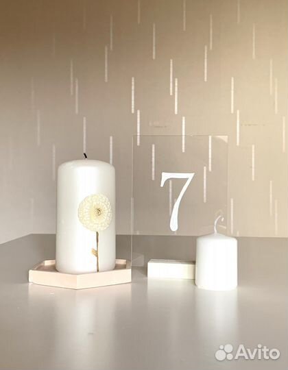 Номера на столы для свадьбы 10 штук