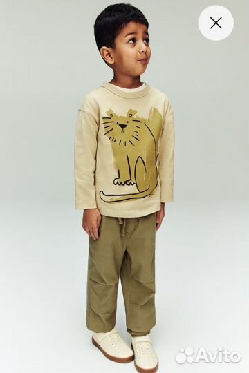 Лонгслив для мальчика hm 122 128 новый