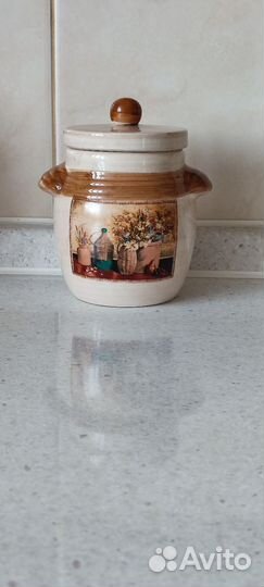 Банки для сыпучих продуктов керамика LanSwel