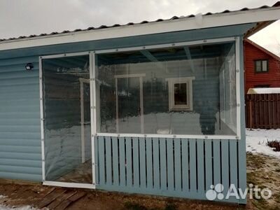 Мягкие пвх окна на беседку