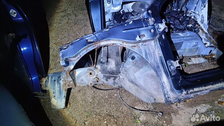 Рено Логан порог левый стойка передняя средняя