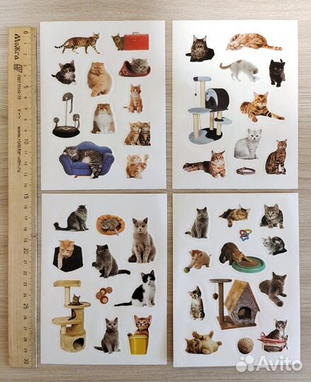 Наклейки котики