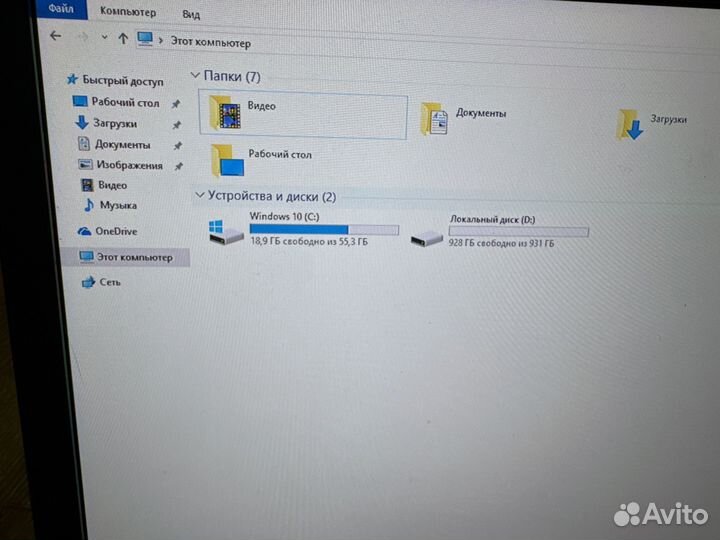 Игровой системный блок с монитором