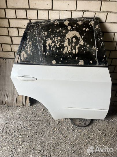 Дверь задняя правая bmw e70 x5 рест alpinweiss 300