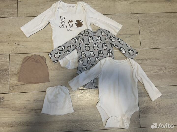 Детские вещи пакетом от 0 до 3 месяцев