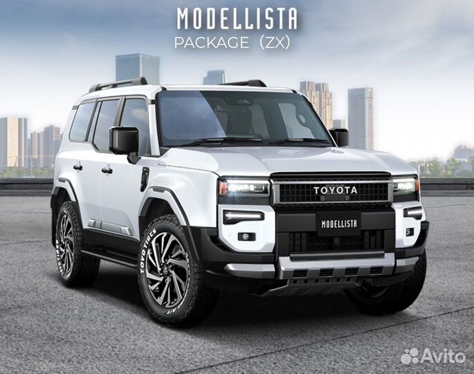 Молдинги боковых дверей Prado 250 (Modellista)