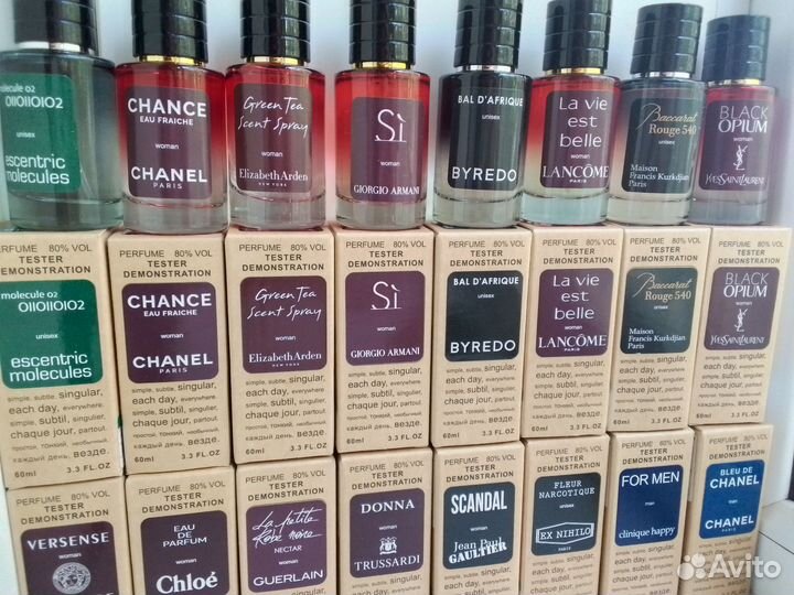 Люксовые стойкие тестера ОАЭ. Бесплатная доставка