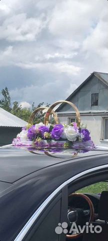 Свадебные украшения на машину