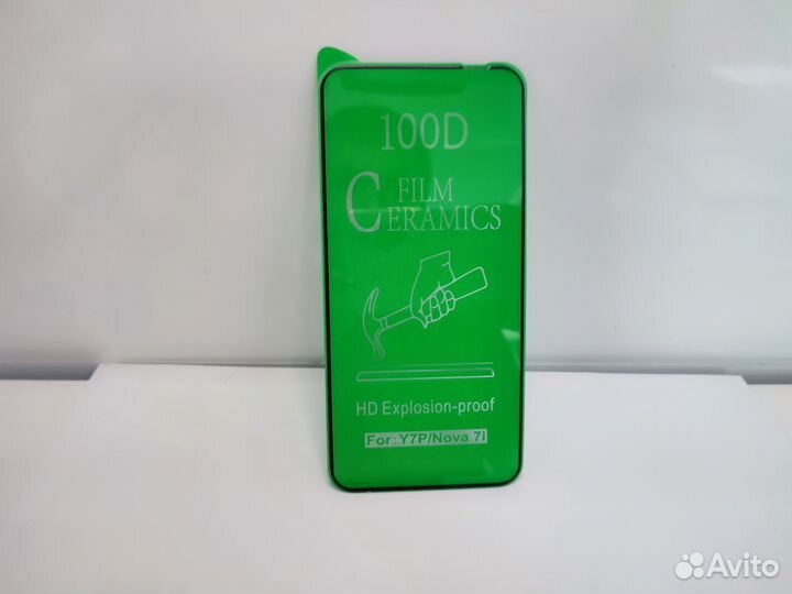 Защитное стекло Huawei P40 Lite керамическое, глян