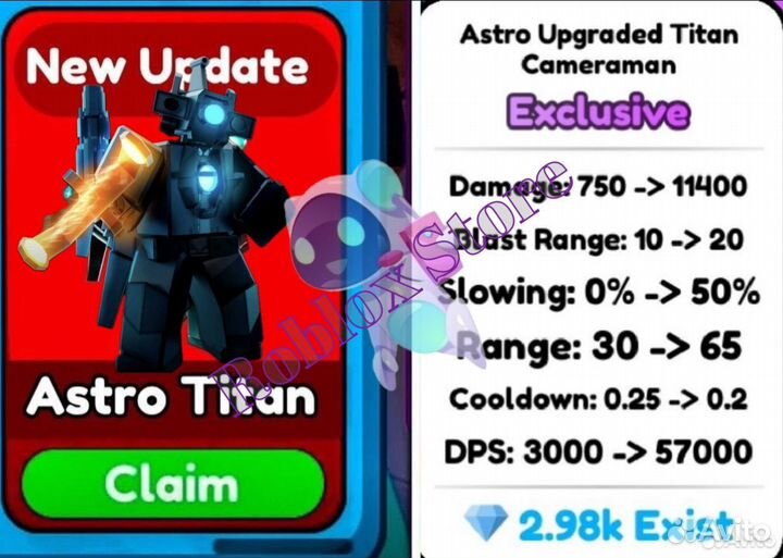 Astro Upgraded Titan Cameraman Астро Титан