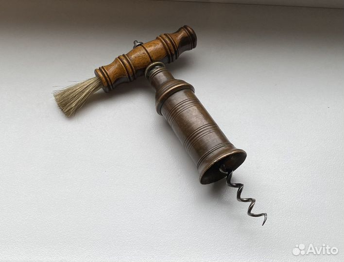 Томасон старинный штопор 19 век Бронза Англия
