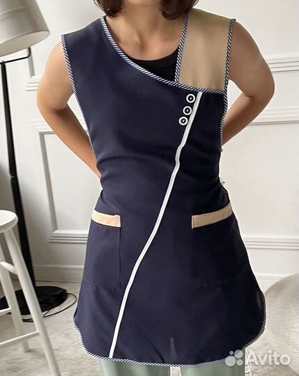 Фартук (сарафан) рабочий женский габардин