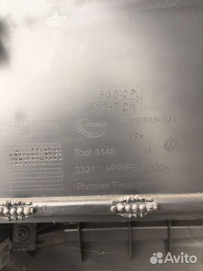 Карта двери vw polo