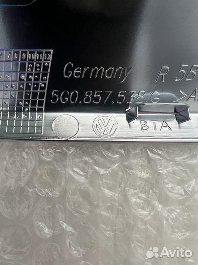 Новая алюминиевая крышка зеркала VAG Golf 7 R