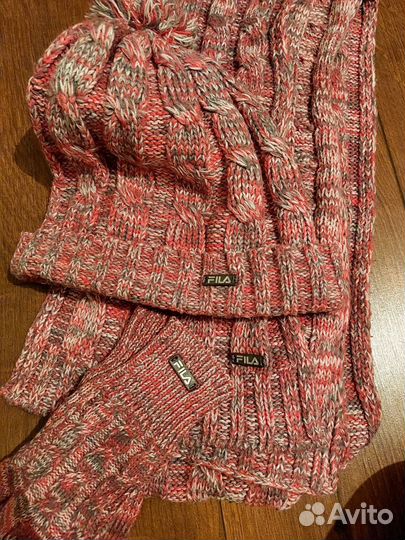 Комплект шапка и шарф женский