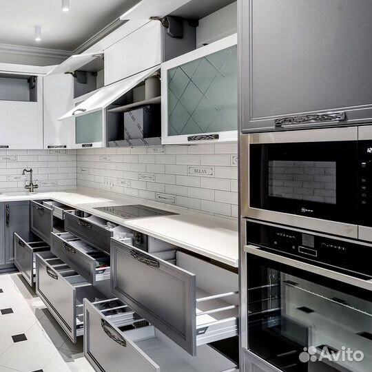 Скандинавский кухонный гарнитур на заказ