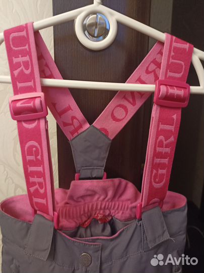 Штаны утепленные для девочки 110