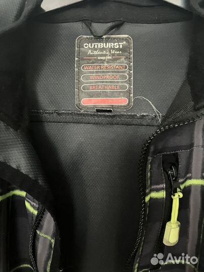 Куртка на мальчика водоотталкивающая 164