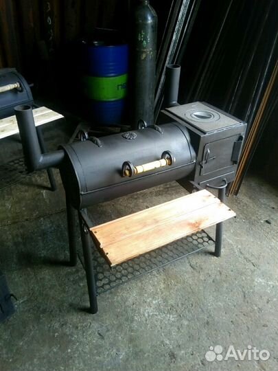 Дачный комплекс печь+ барбекю+мангал