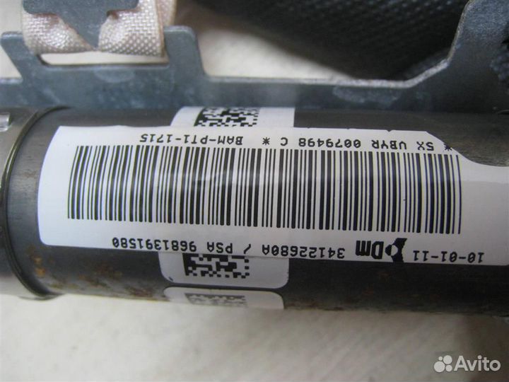 Подушка безопасности (шторка) правая Citroen Berl