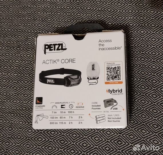 Налобный фонарь Petzl Actik Core 600 с аккумулятор